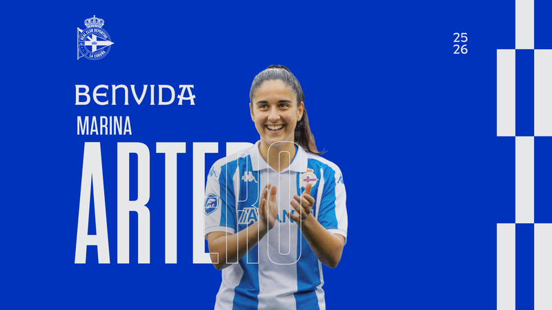 Marina Artero continúa no Dépor ABANCA a temporada 2025-26