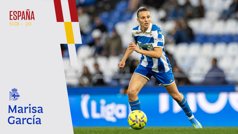 A deportivista Marisa, citada para uns adestramentos coa selección española sub-20 este mes de maio