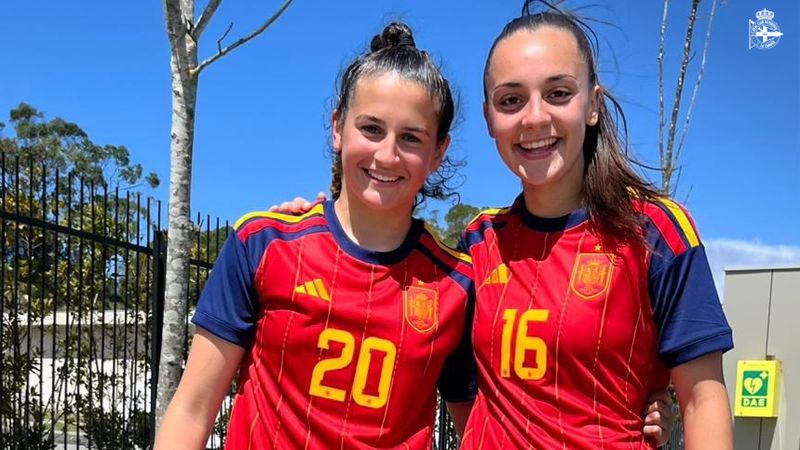 Lucía Rivas y Redru participaron en el triunfo por 3-0 de España sub-19 ante Hungría en la Ronda 2 de clasificación para el Europeo
