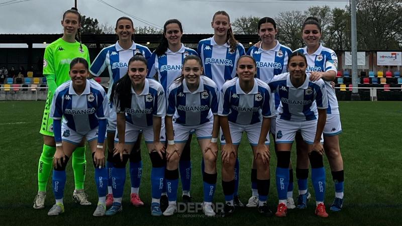 El Dépor ABANCA B saca adelante un duro partido en Friol gracias a los goles de Michi Apóstol y Lucía Mariño