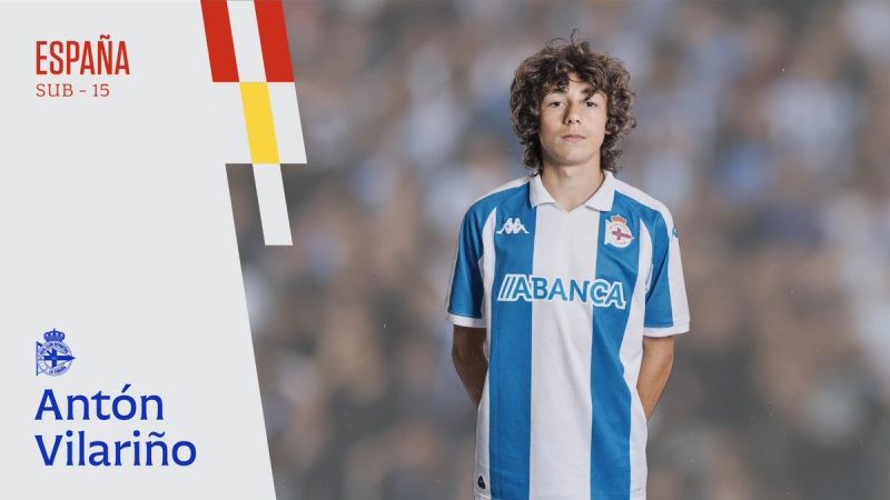La selección española sub-15 convoca a Antón Vilariño para unos entrenamientos del 25 al 28 de agosto