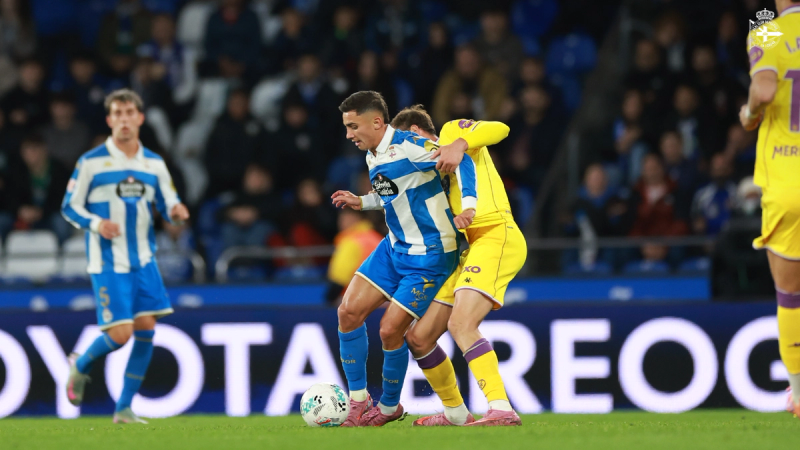 Empate ante o Valladolid dun Dépor que necesita segundo Antonio Hidalgo "máis intensidade, máis actitude"