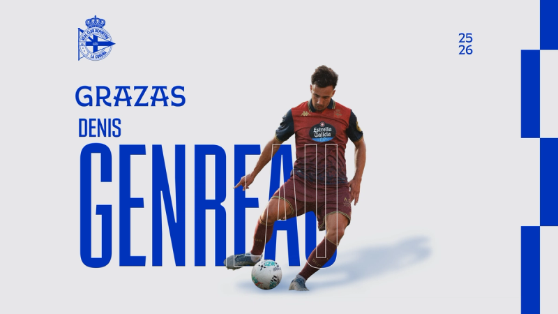 El RC Deportivo y Denis Genreau separan sus caminos