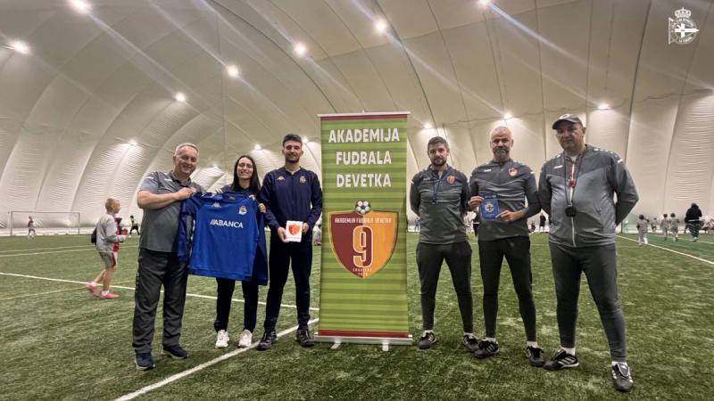 La RC Deportivo Fundación estrecha relaciones con la Akademija Fudbala Devetka en Bosnia y Herzegovina
