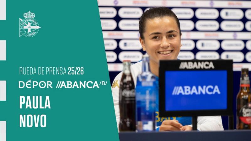 Paula Novo anima a ANOSAFORZA "a que veña para que nos axude a conseguir eses 3 puntos" ante o Atlético Villalonga FF