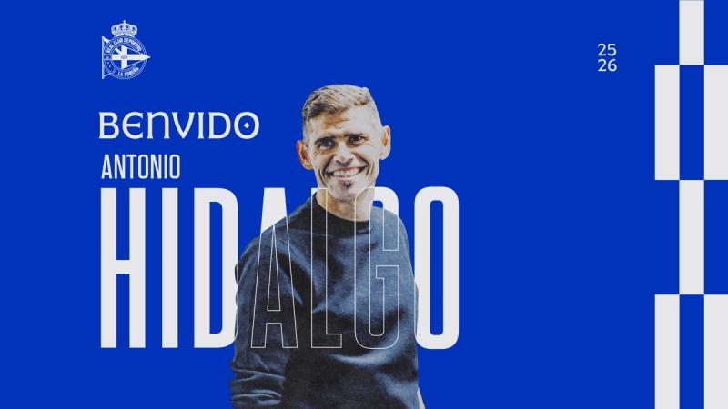 Antonio Hidalgo, nuevo entrenador del RC Deportivo
