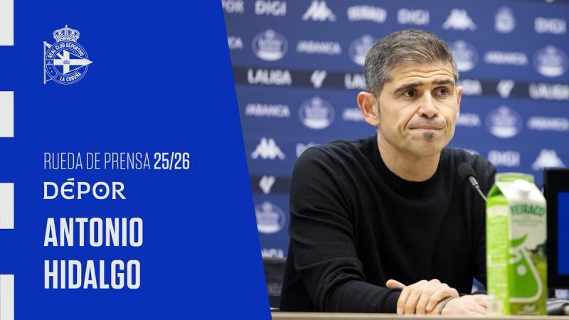Antonio Hidalgo asegura que o partido ante  o Granada CF "tennos que ensinar moitas cousas"
