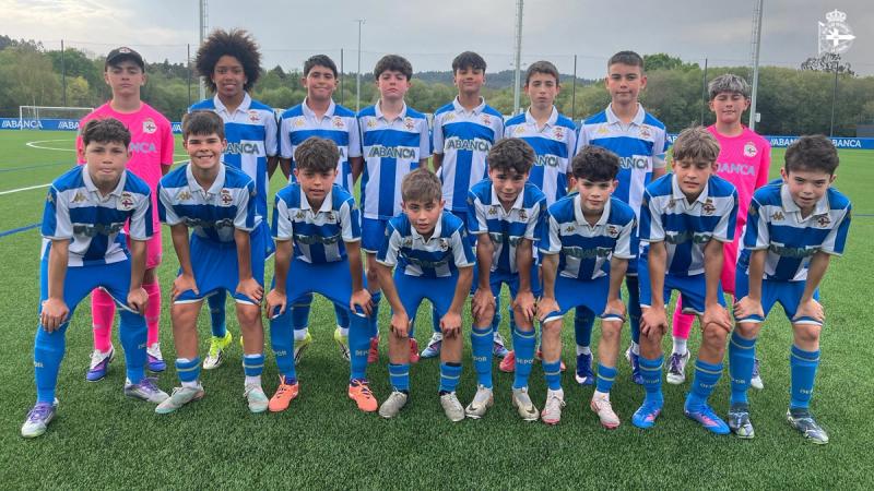 El Alevín vence al Galicia Caranza y suma 21 puntos de 21 posibles al frente del Trofeo Conservas Calvo