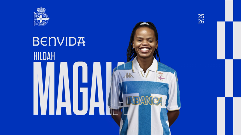 A internacional surafricana Hildah Magaia reforza o ataque do Dépor ABANCA