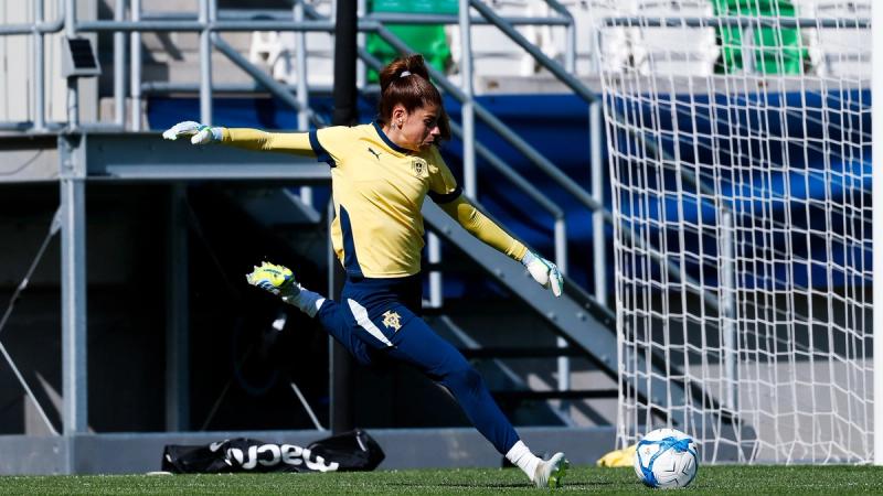 Inês Pereira tamén xogou os 90 minutos do triunfo de Portugal en Eslovaquia