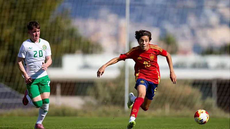 Antón Vilariño también participa en la segunda victoria de España sub-15 ante Irlanda