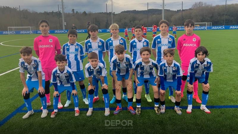 Calendario de un fin de semana en ANOSACANTEIRA que arrancó hoy viernes con el empate del Alevín con el CD Lugo en el Trofeo Conservas Calvo de fútbol 11