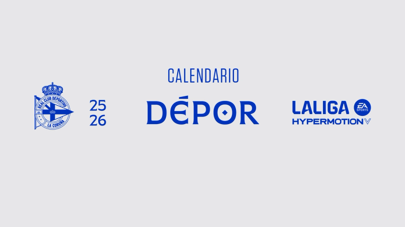 El Dépor comienza LaLiga Hypermotion con la visita al Granada CF y la concluye en ABANCA-RIAZOR con la UD Las Palmas