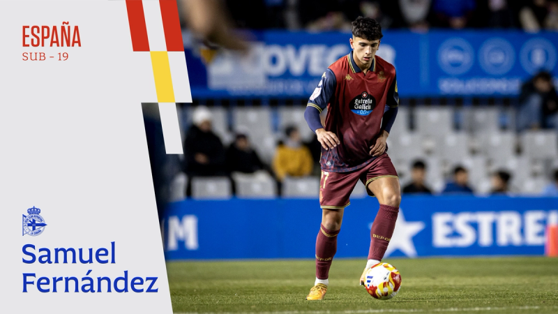 Samu Fernández estréase na selección española sub-19 para disputar este mes de decembro un torneo en Xapón