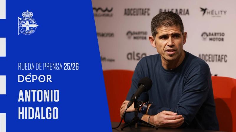 Antonio Hidalgo asegura que o vestiario "cre moito, empuxa moito, sente moito o escudo, o que representa o Dépor"