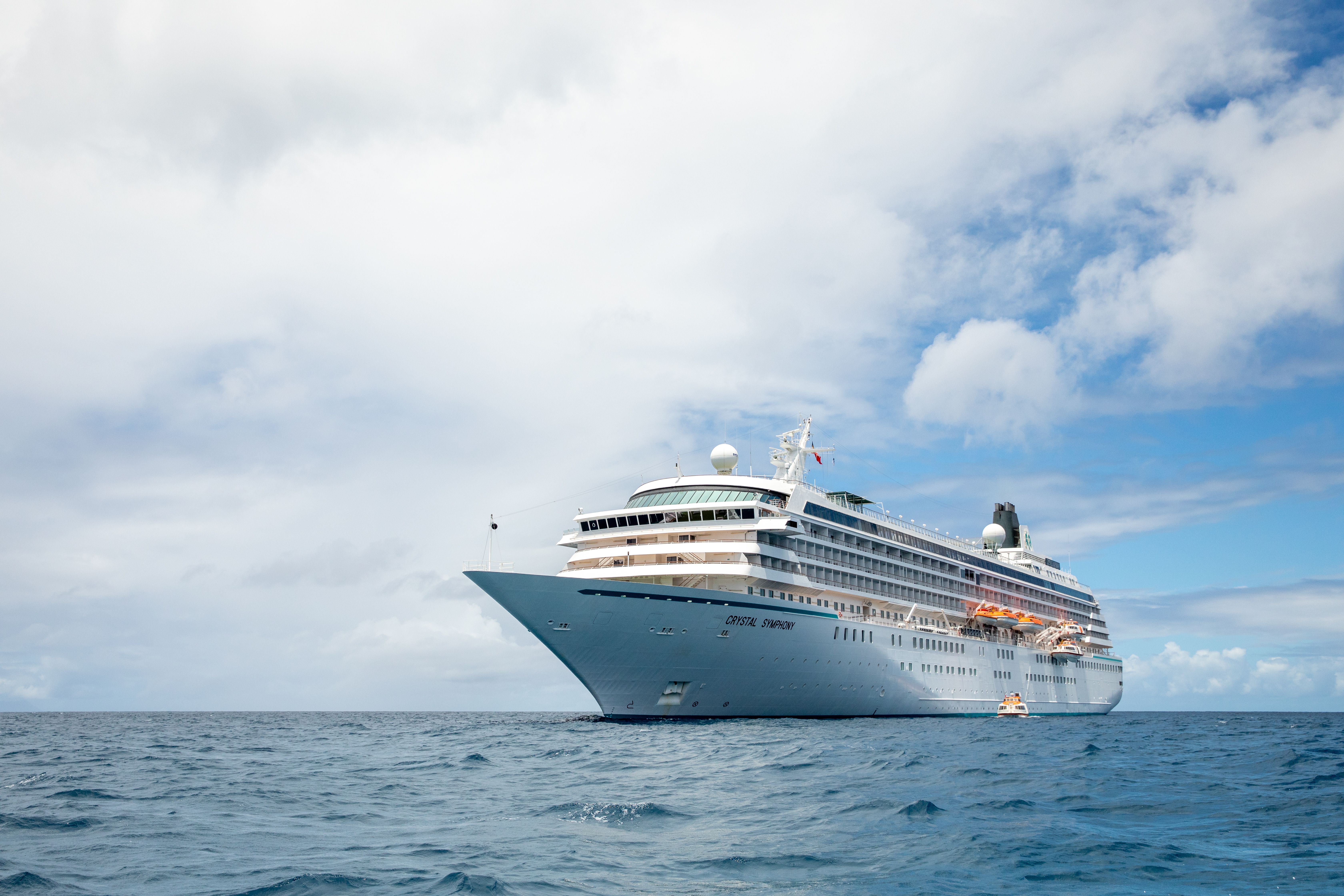 Crystal Symphony Completes Sea Trials  (Image at LateCruiseNews.com - August 2023)