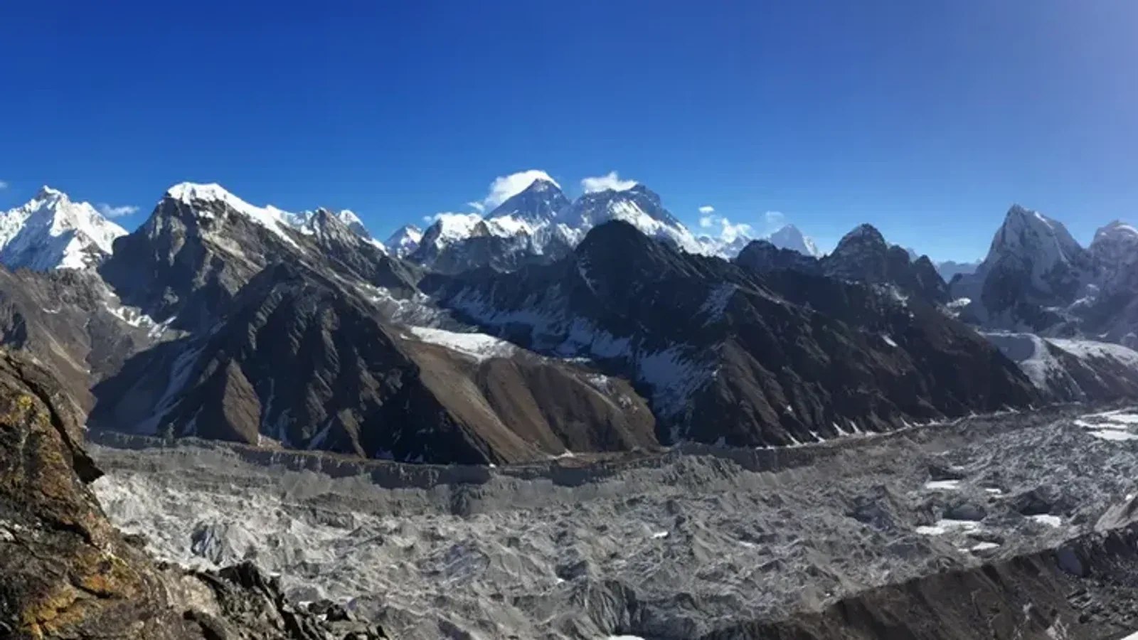 Mera and Island Peak sit in country like this. The terrain looks the same from a distance; what each climb asks of you does not.