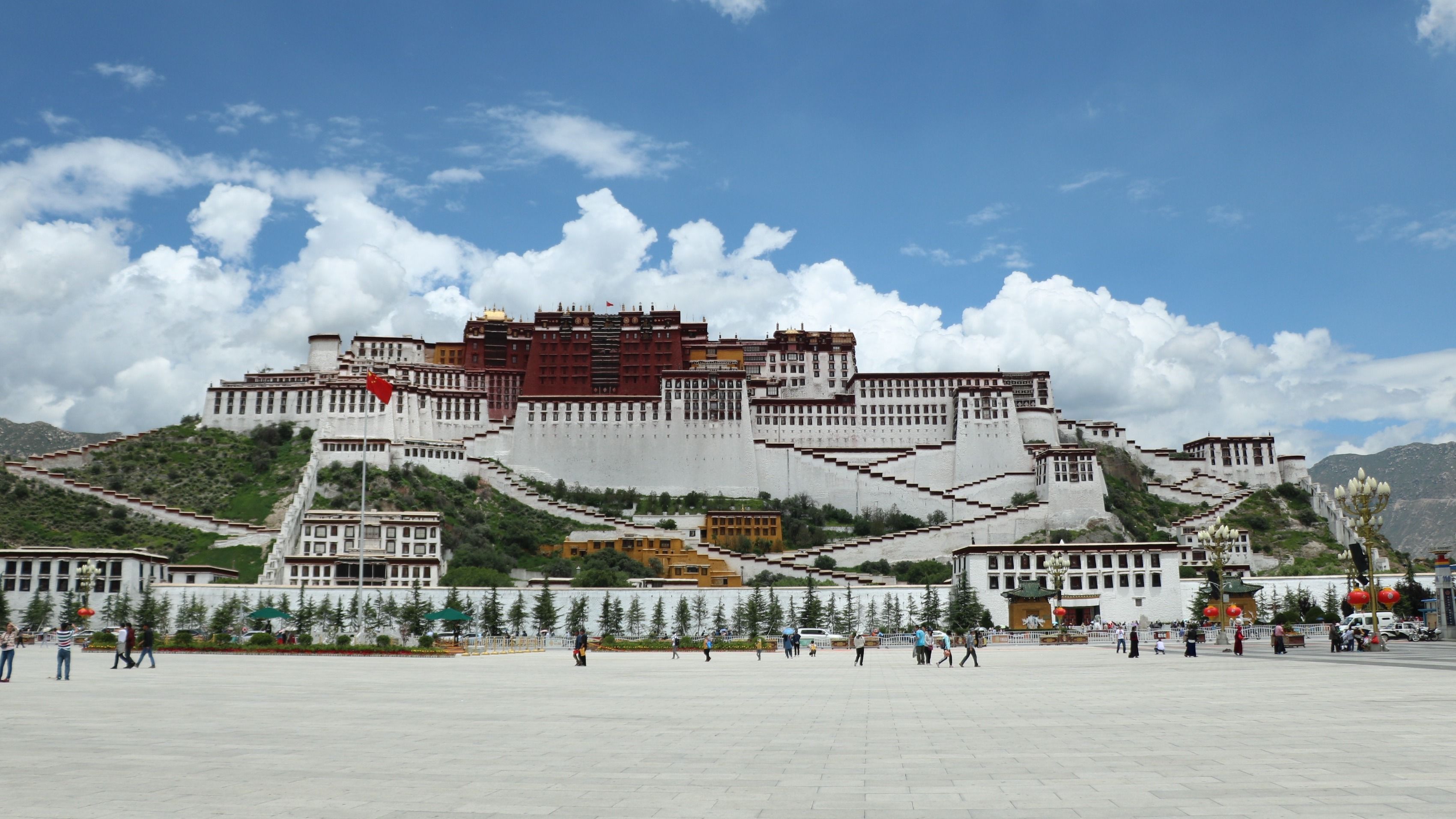 Potala Palace seen from Potala Square, Lhasa