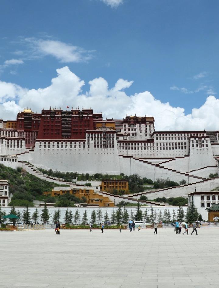 Potala Palace seen from Potala Square, Lhasa