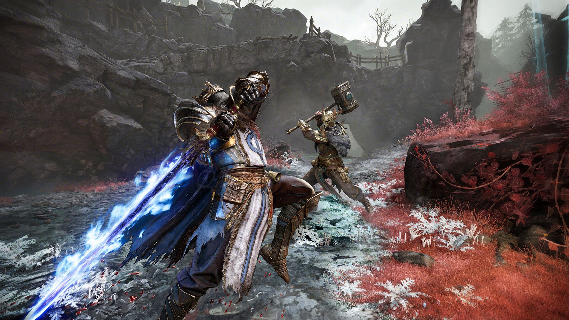 Mistfall Hunter dark fantasy extraction ARPG key art