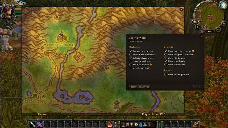 Leatrix Maps: zoomable world map in WoW