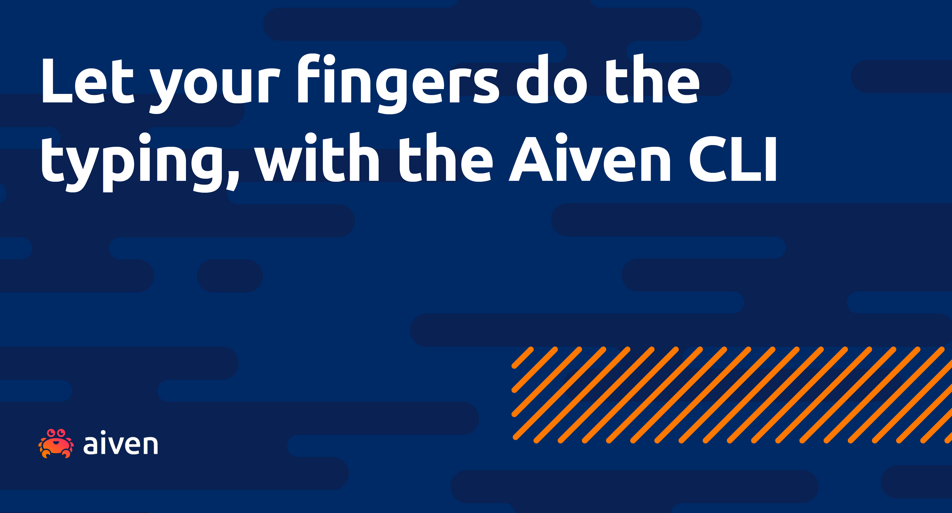 Get things done with the Aiven CLI illustration