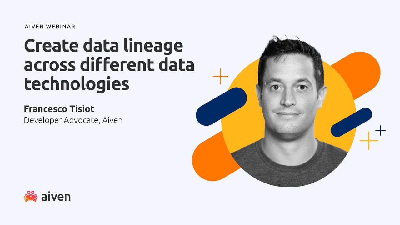 Create data lineage across different data technologies illustration