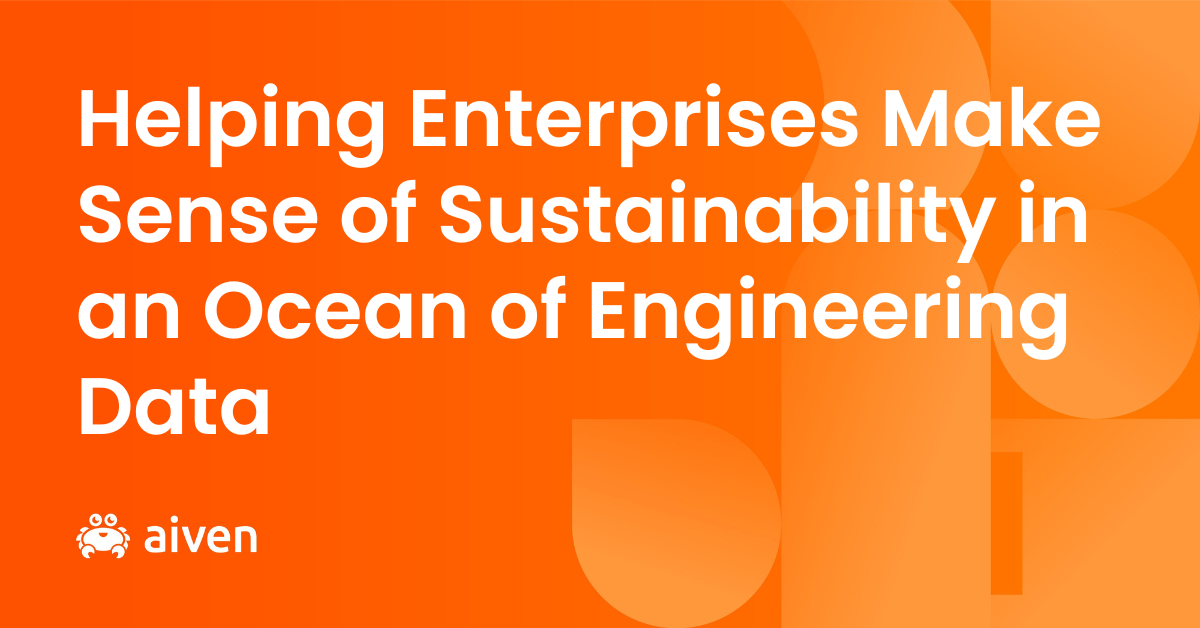 Helping Enterprises Make Sense of Sustainability in an Ocean of Engineering Data illustration