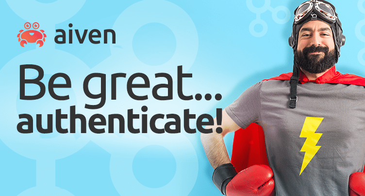Aiven Kafka now supports SASL authentication illustration