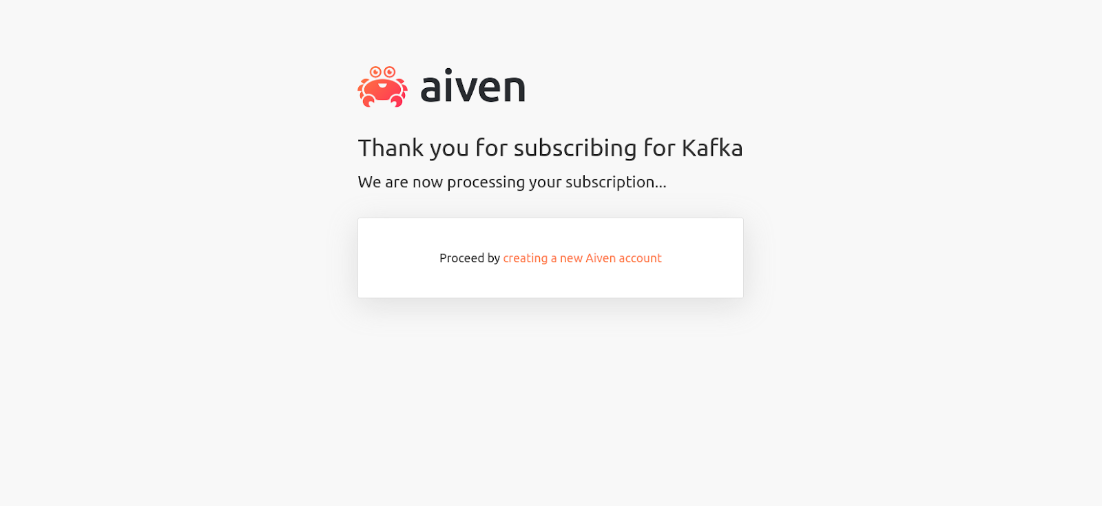 Aiven is now available in AWS Marketplace