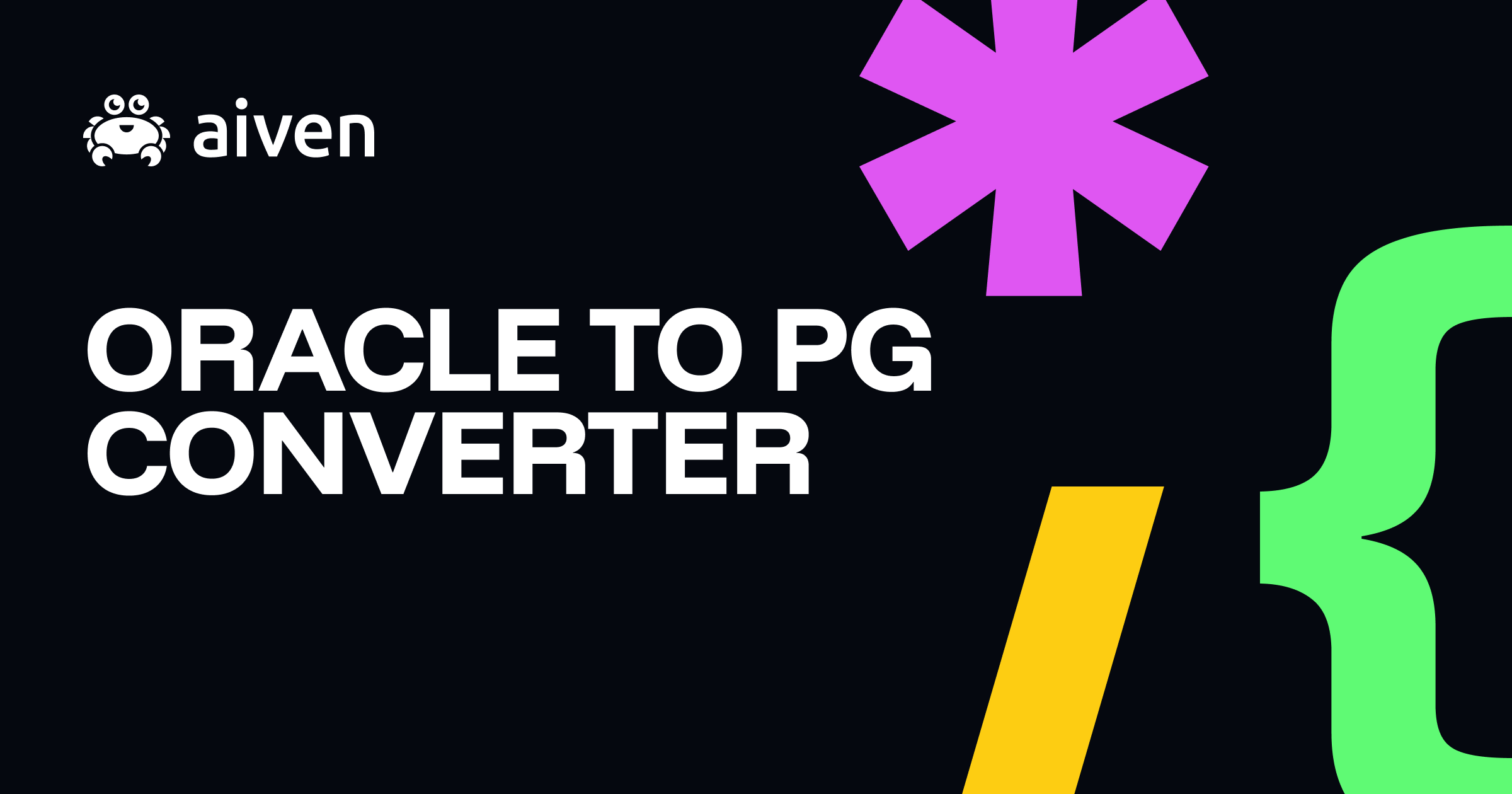 Oracle to PostgreSQL converter: free online SQL translator