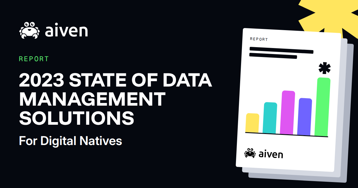 2023 state of data management solutions for digital natives illustration