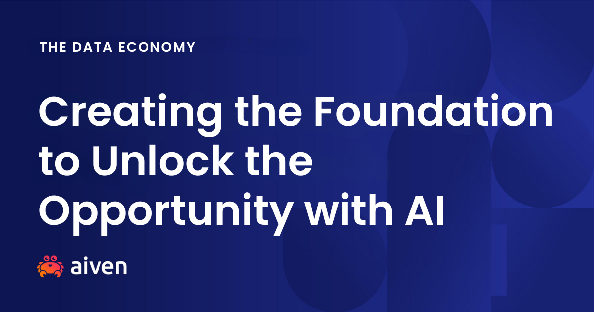 The Data Economy: Creating a Strong Foundation for AI