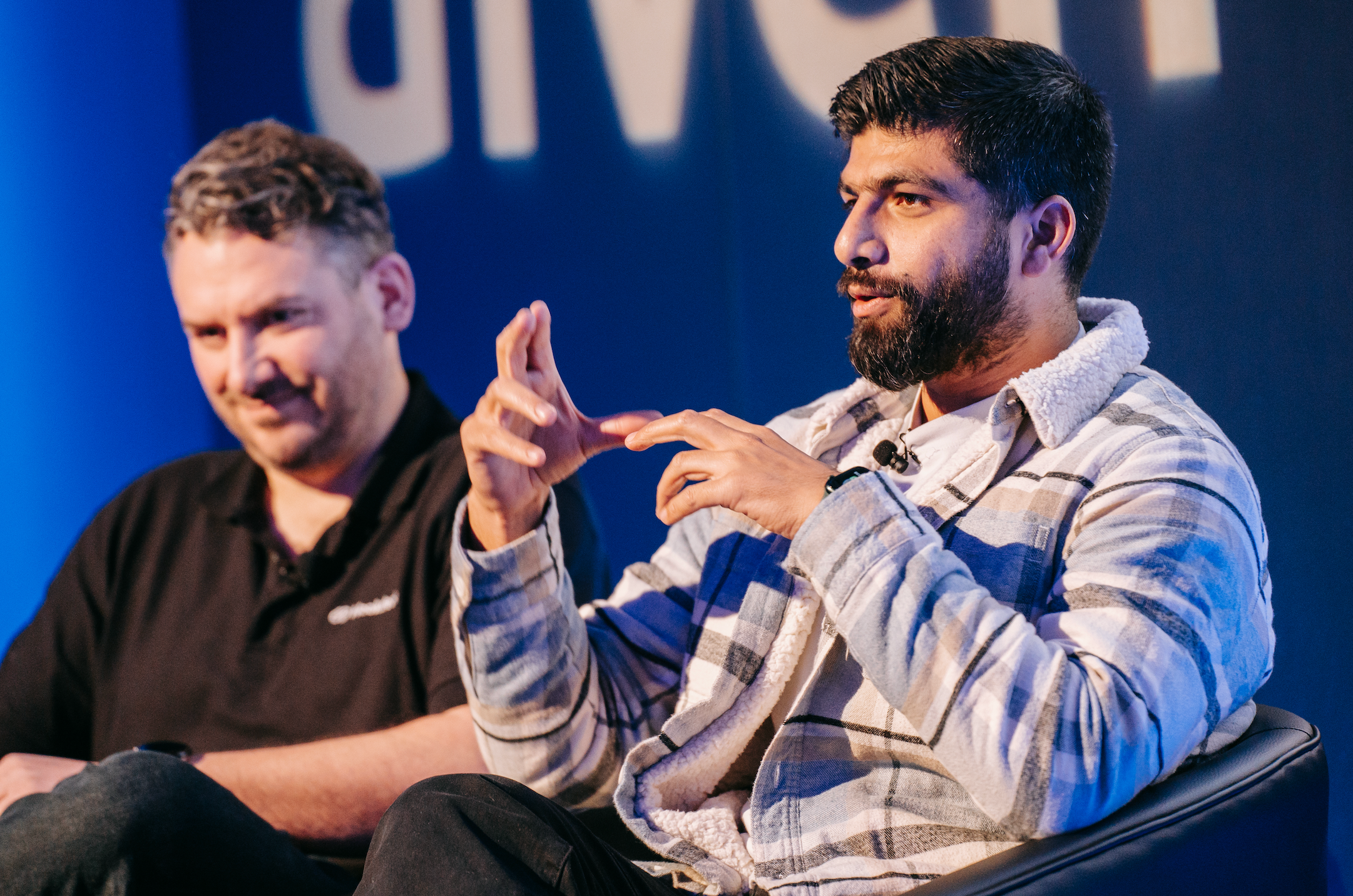 Sandeep Mehta, Engineering Lead, Data Platforms, Dojo on stage