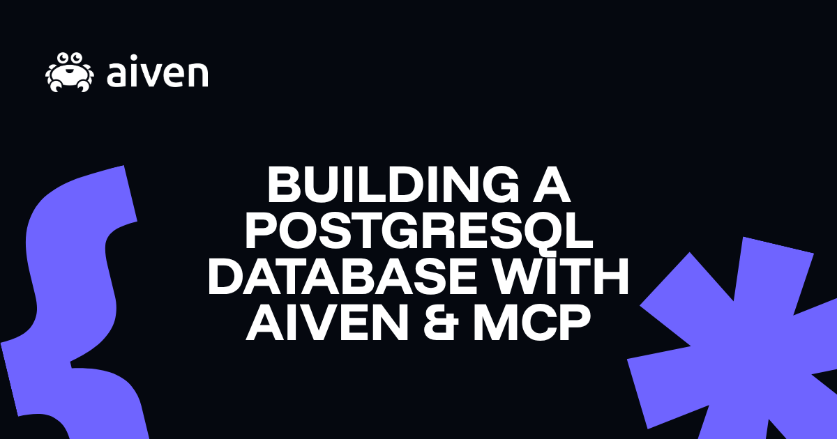 Building a PostgreSQL database with Aiven & MCP illustration