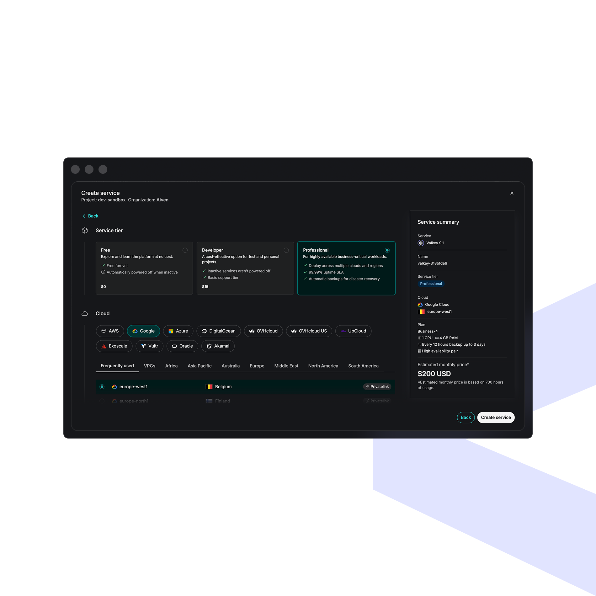 How to start a free Valkey database