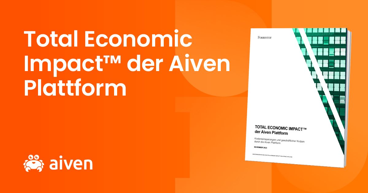 Total Economic Impact™ der Aiven Plattform illustration