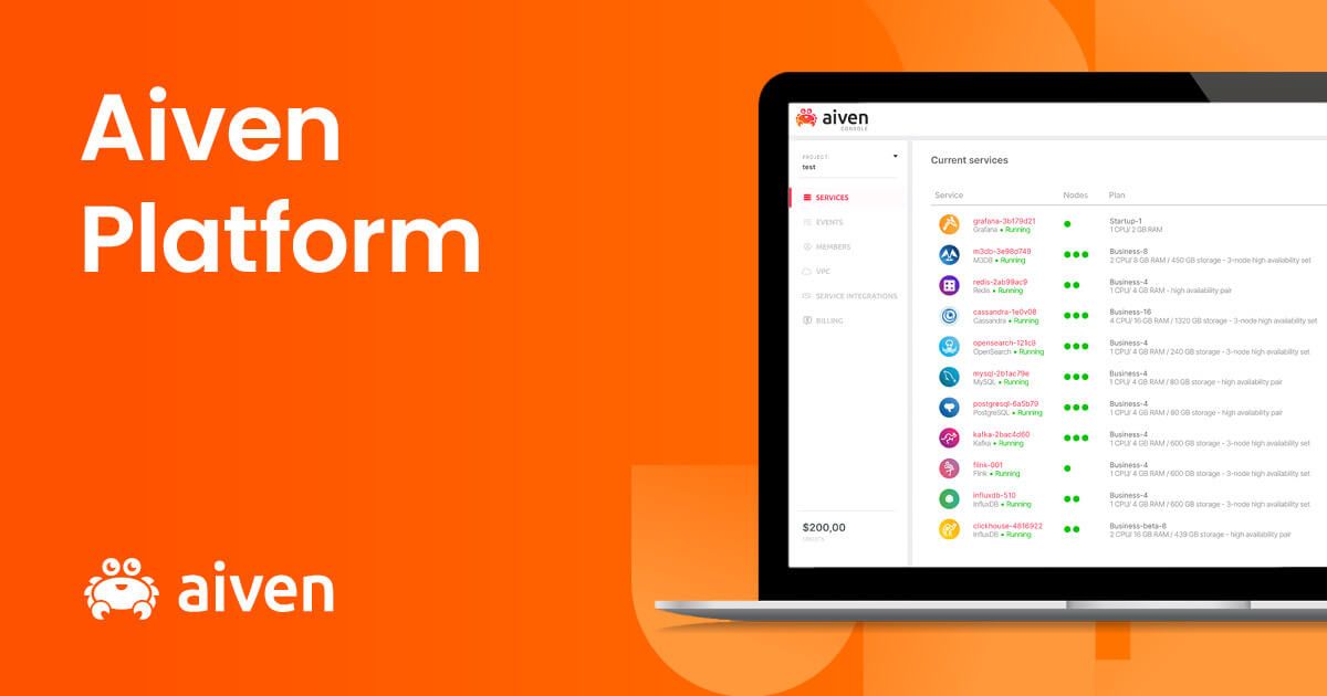 Aiven Platform illustration