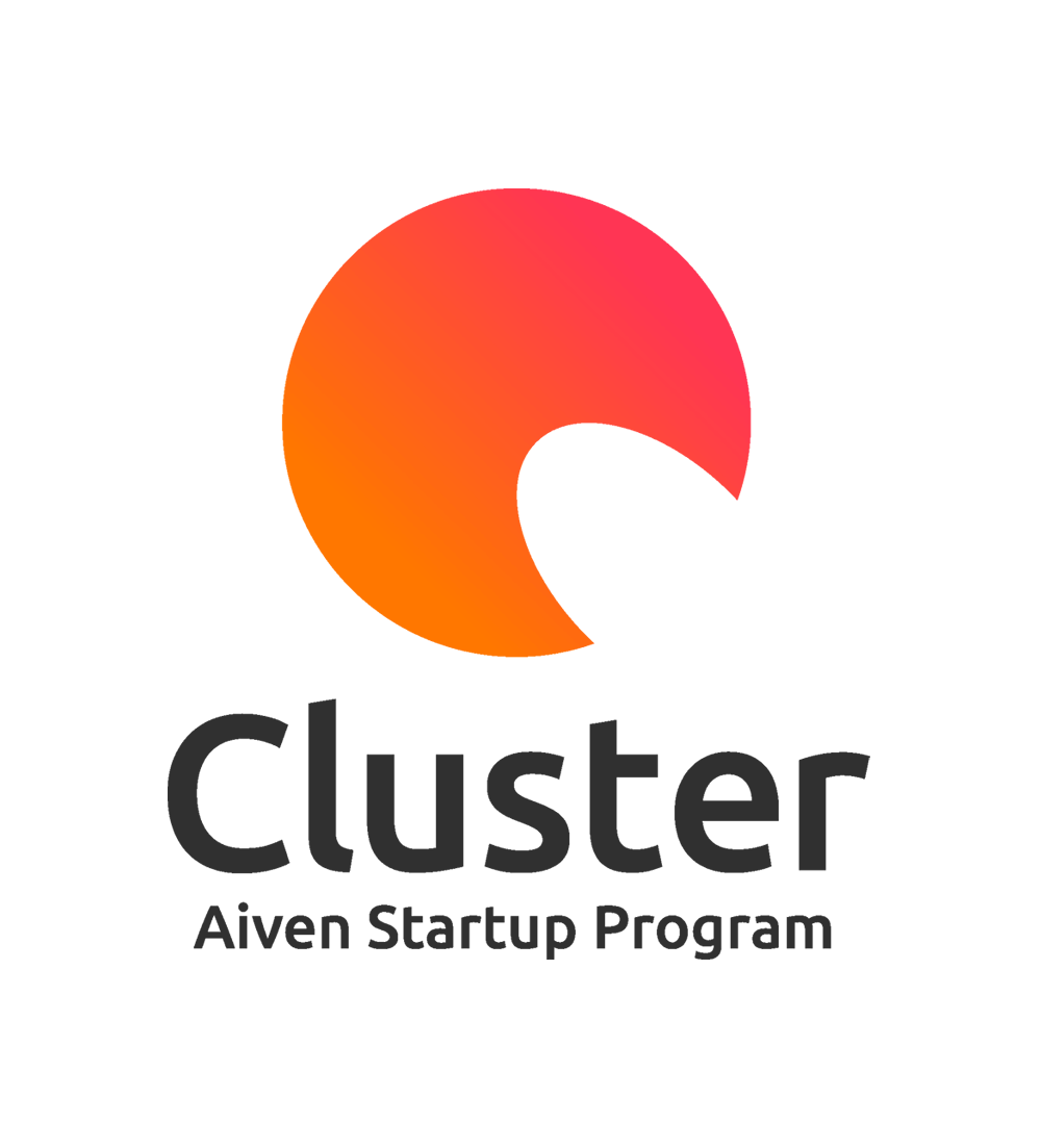 Cluster Aiven Startup Program logo