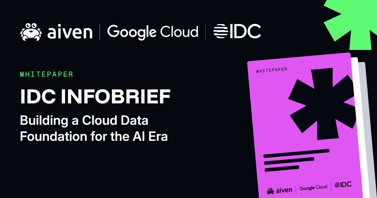 IDC InfoBrief: Building a Cloud Data Foundation for the AI Era illustration