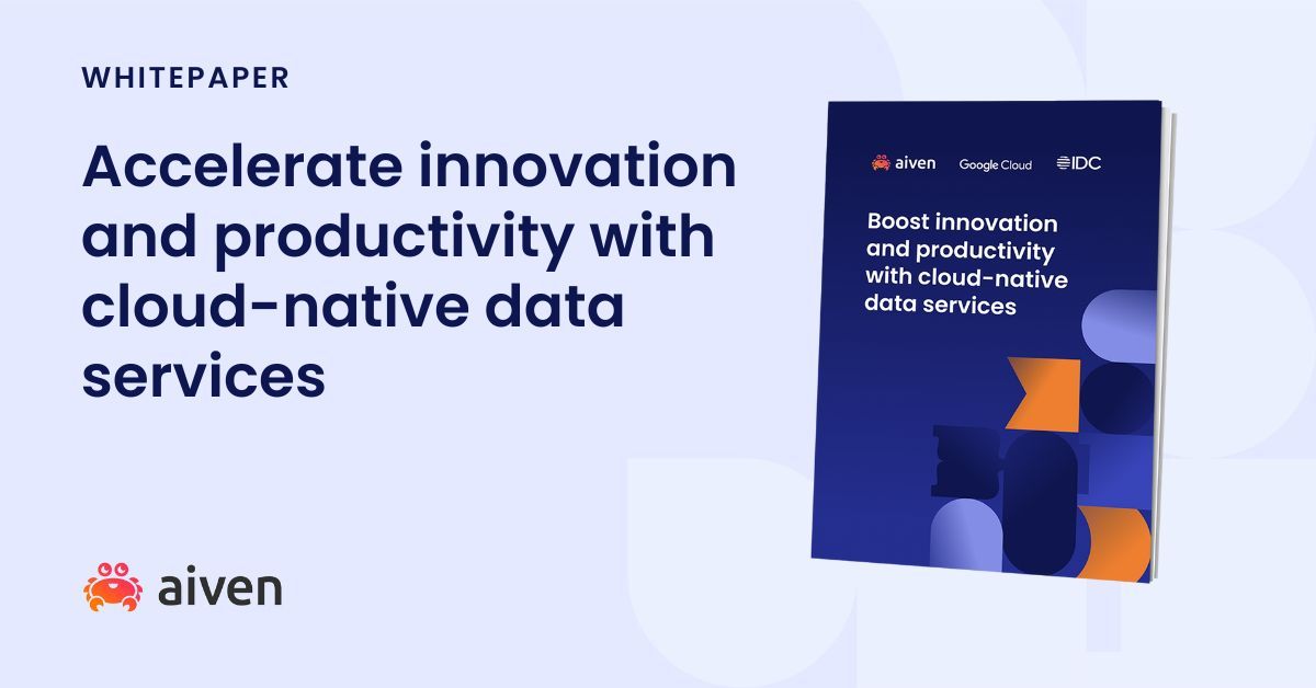 Accelerate Data-Driven Innovation and Developer Productivity with Cloud-Native Data Services illustration