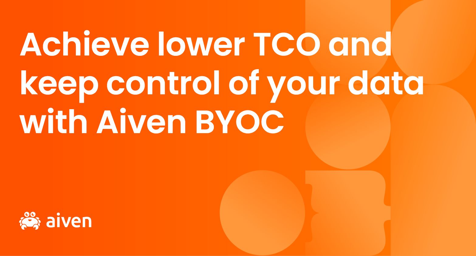 Optimize your cloud data infrastructure spend with Aiven’s Bring Your Own Cloud (BYOC) illustration