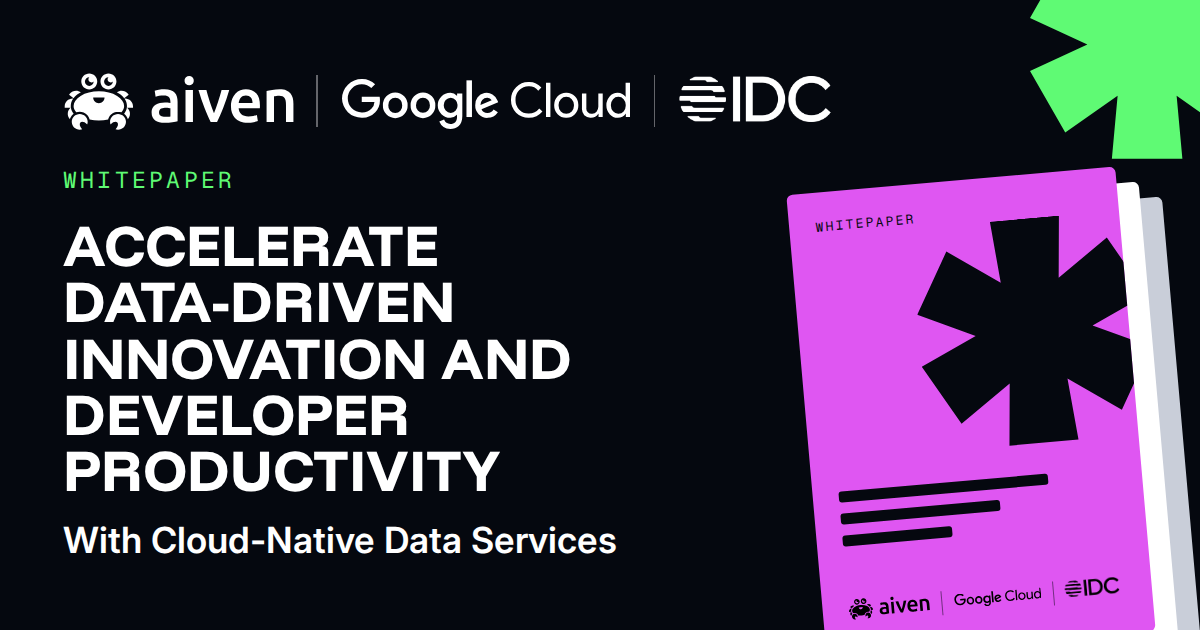Accelerate Data-Driven Innovation and Developer Productivity with Cloud-Native Data Services illustration