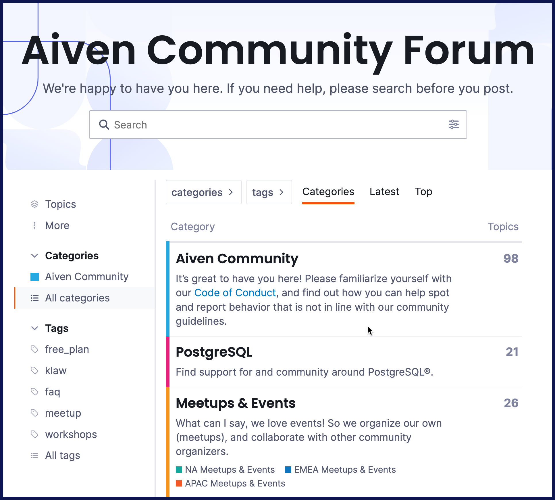 Aiven Community Forum