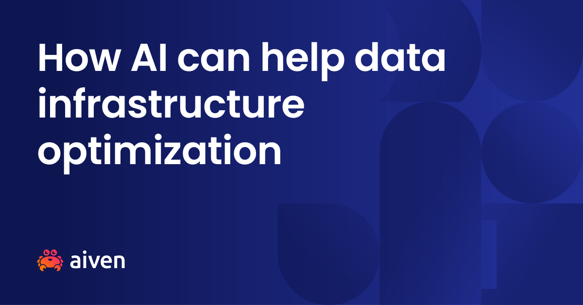How AI can help data infrastructure optimization