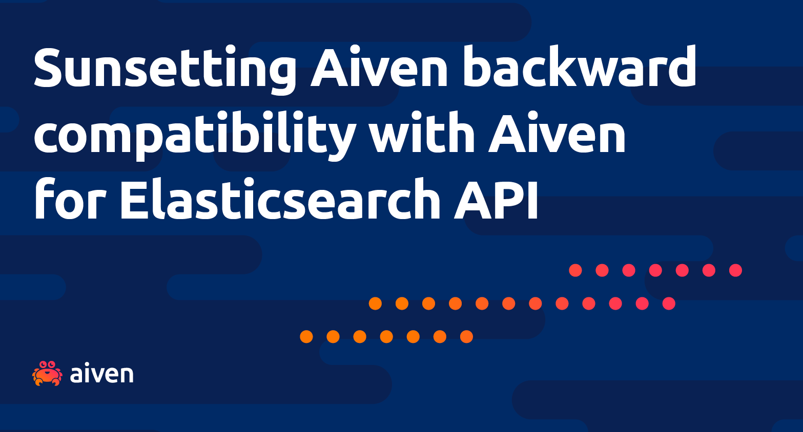 Aiven finishes the transition away from Elasticsearch: technical details illustration