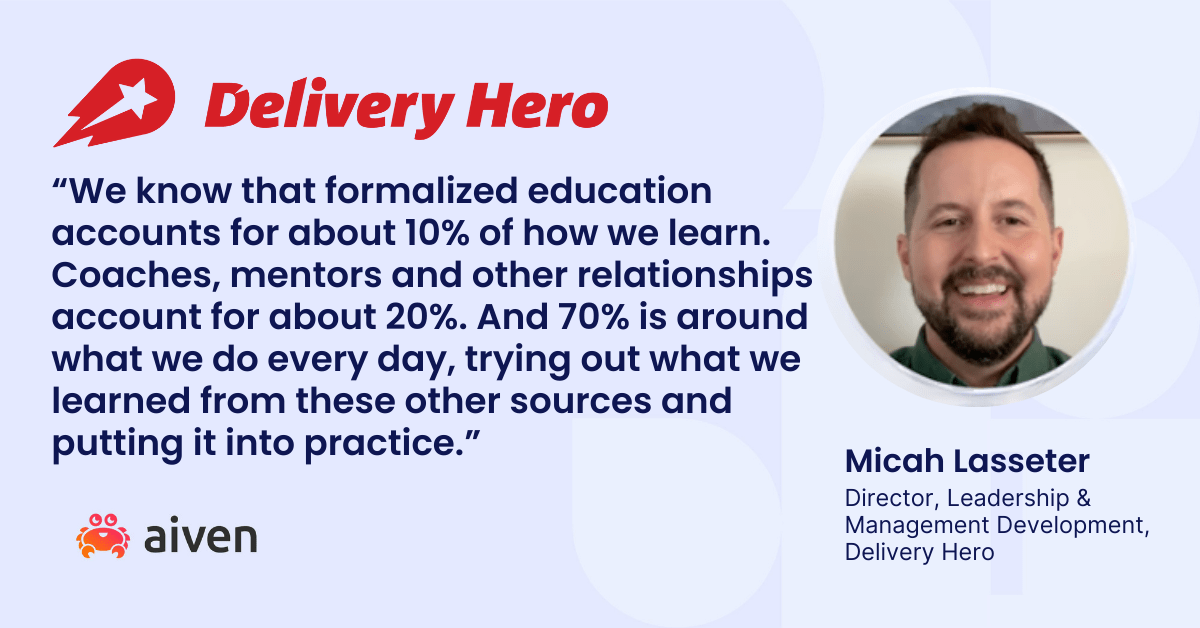 Micah Lasseter, Delivery Hero