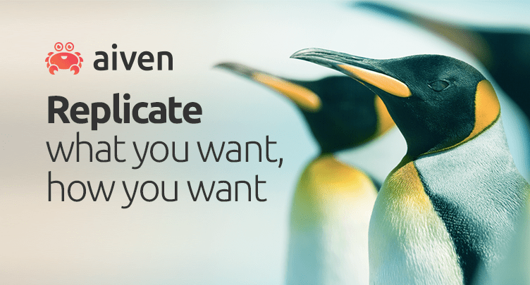 Aiven PostgreSQL® now supports logical replication illustration