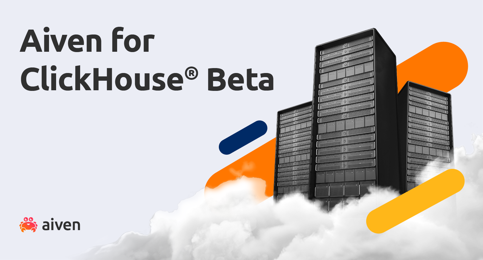 Aiven enters cloud data warehousing marketing with open source ClickHouse® Beta illustration