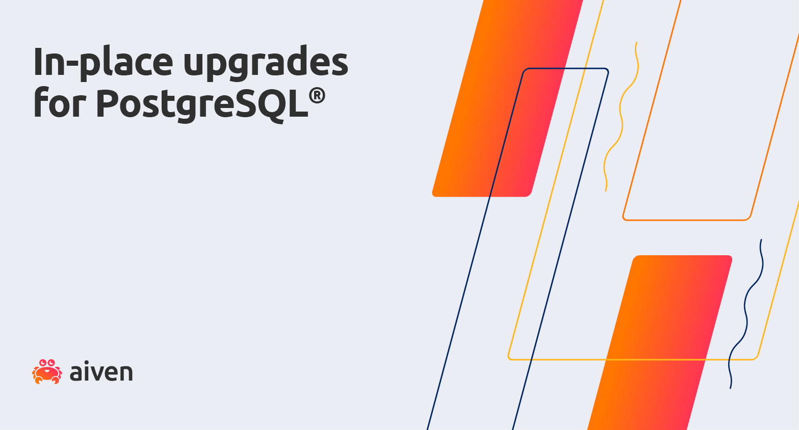 Aiven for PostgreSQL® major version in-place upgrade illustration